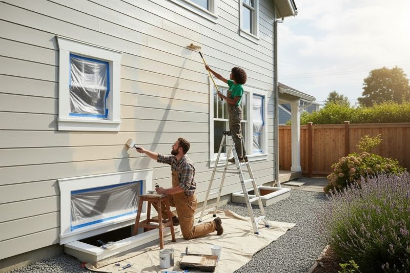 Exterior Cladding Painting