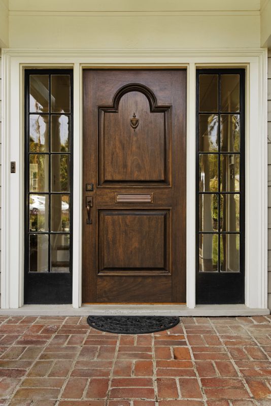 Restored Wooden Front Door