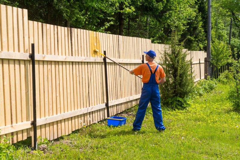 Galvanized Fence Painting in Waco, TX