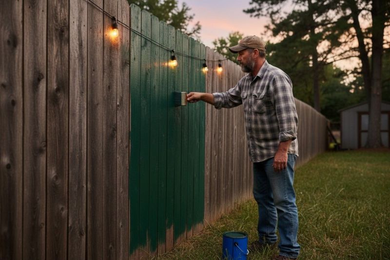 Livestock Fence Painting in Waco, TX