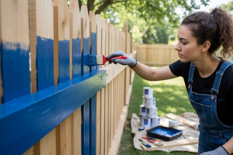 Wire Fence Painting in Waco, TX