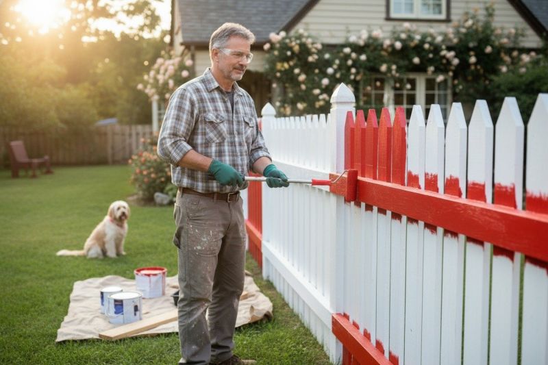 Wire Fence Painting in Waco, TX