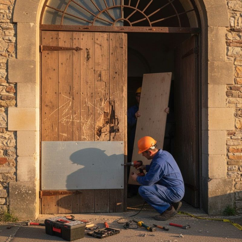 Local Front Door Restoration pros at work